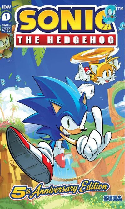 Sonic The Hedgehog - 5th Anniversary Edition #1 (2023) – GetComics