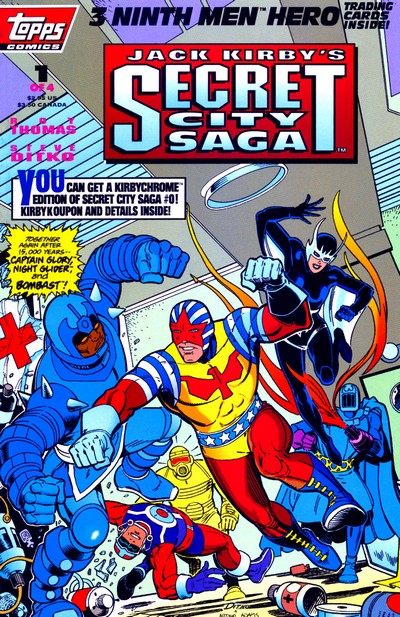 Jack Kirby’s Secret City Saga Set # 0-4 (1993) Roy Thomas • Walter Simonson